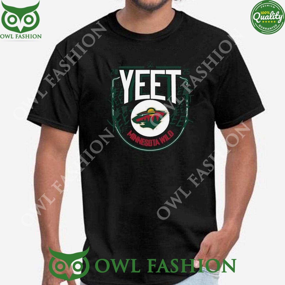 Minnesota Wild Ice Hockey Wwe Yeet 2025 t Shirt