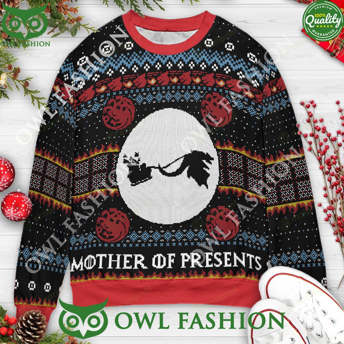Mother of Presents Game of Throne Christmas Sweater