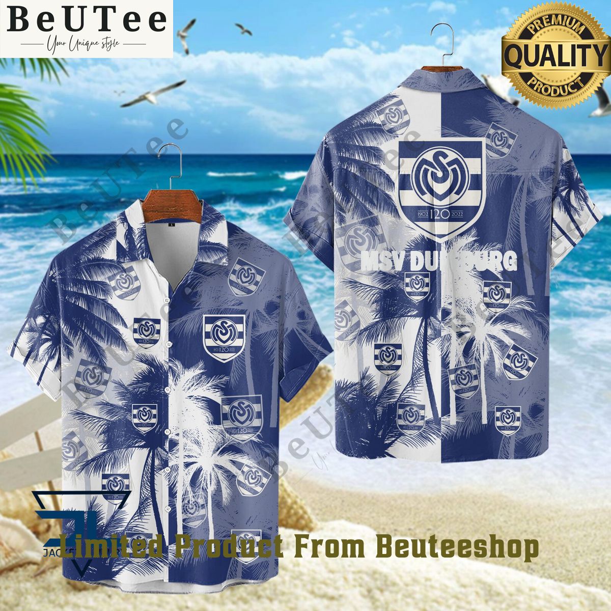 MSV Duisburg Coconut Island Bundesliga Championship Hawaiian Shirt