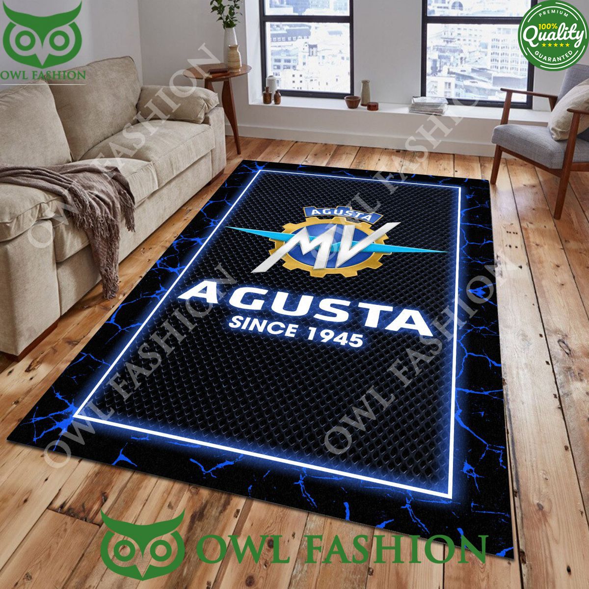 MV Agusta Custom Color Living Room Premium Carpet Rug