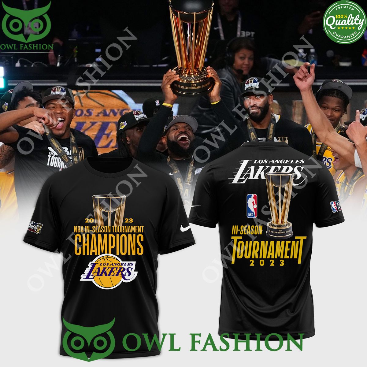 NBA In season tournament 2023 Los Angeles Lakers Champions Shirt