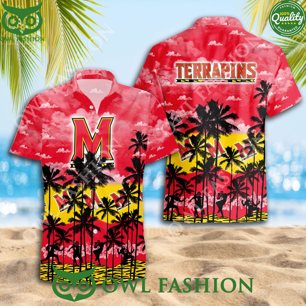 NCAA Maryland Terrapins Fan Designed Summer 2024 Hawaiian Shirt