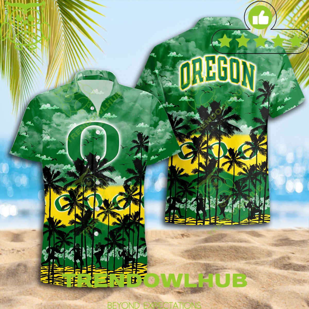 NCAA Oregon Ducks Hawaiian Shirt New Design Trending Summer 2024