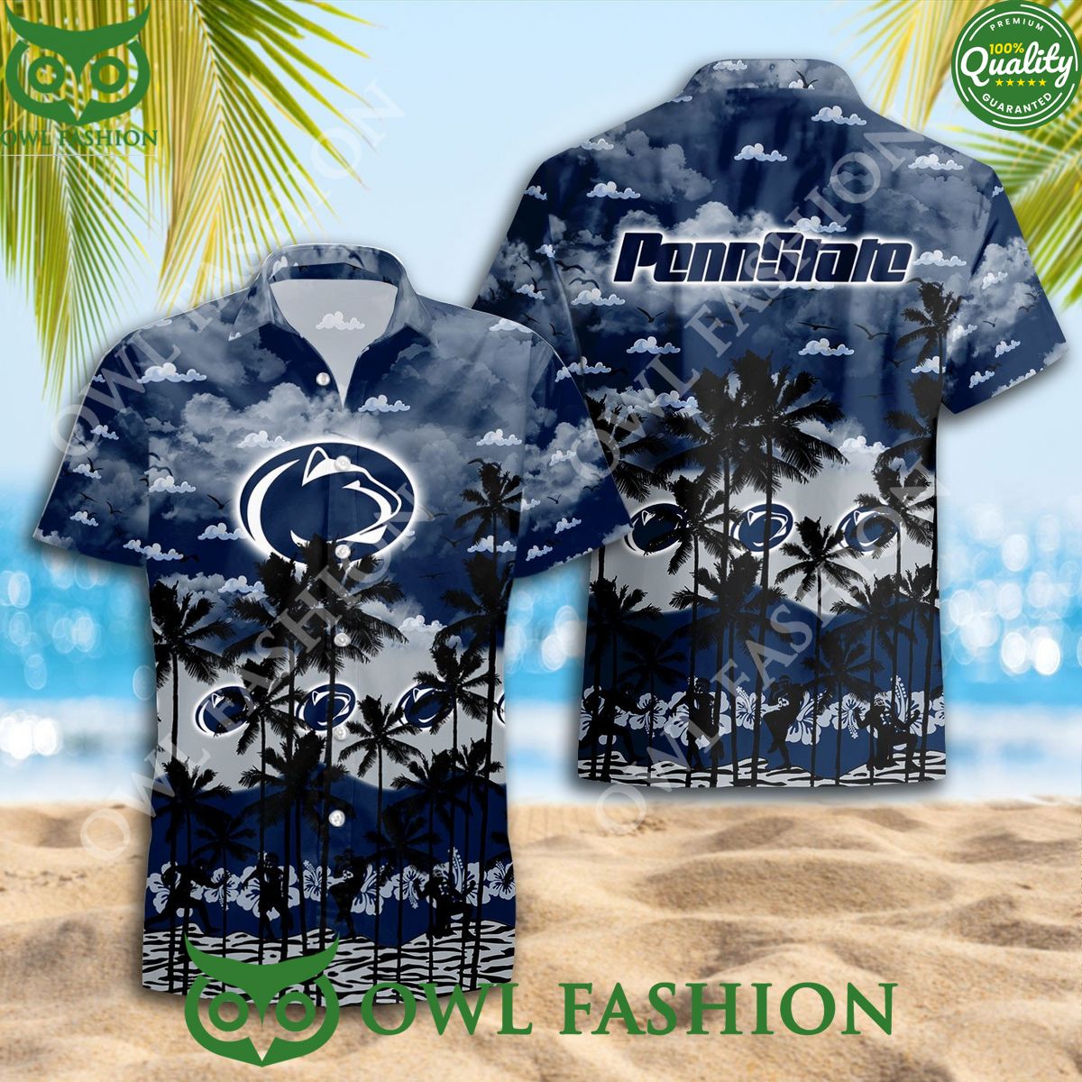 NCAA Penn State Nittany Lions Hawaiian Shirt New Design Trending Summer 2024