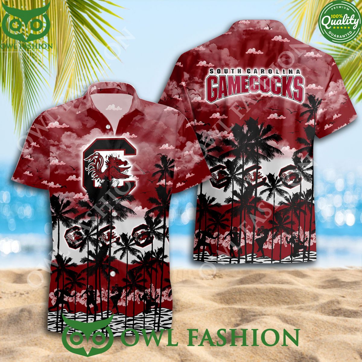 NCAA South Carolina Gamecocks Hawaiian Shirt New Design Trending Summer 2024