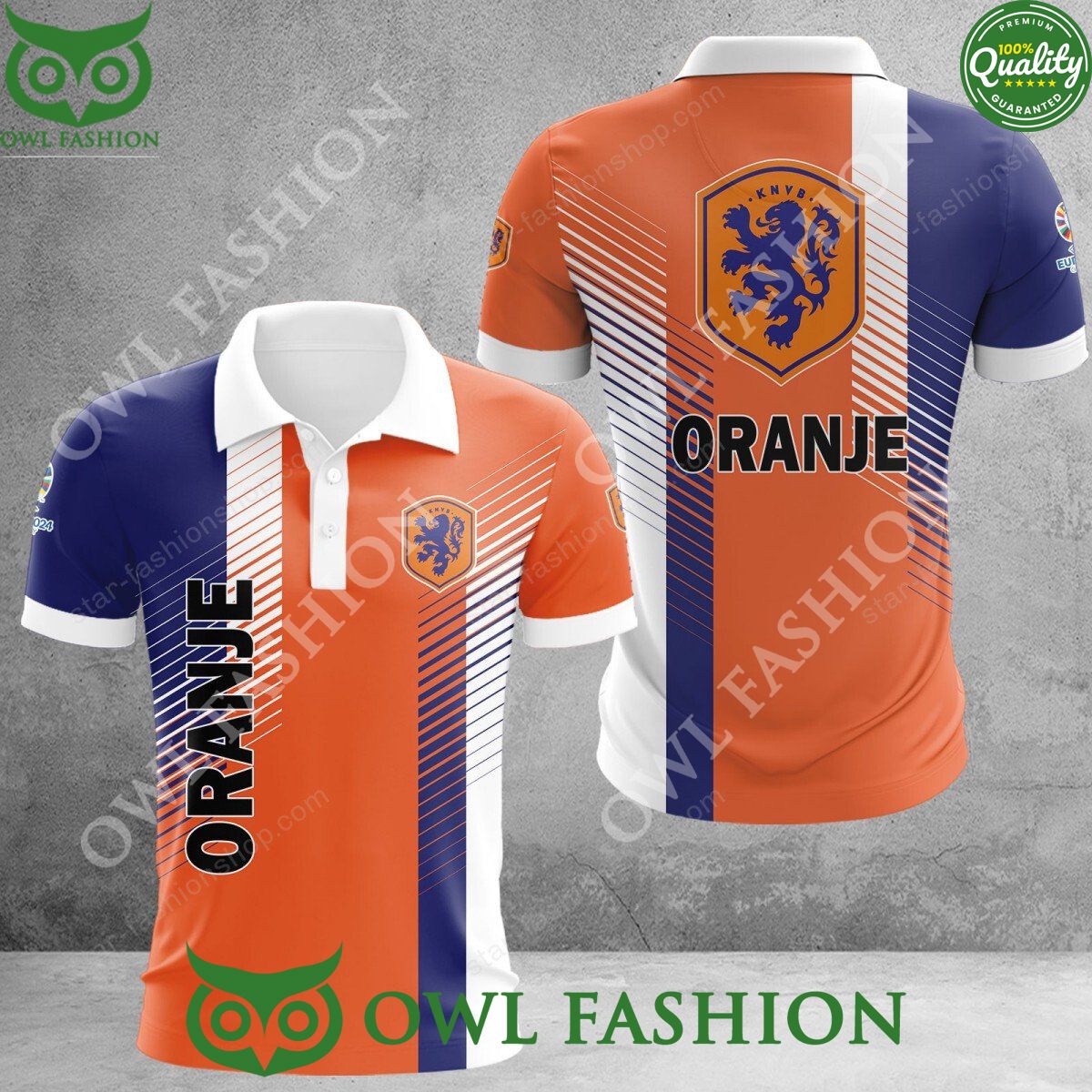Netherlands Het Nederlands Elftal National Football Team Polo Shirt