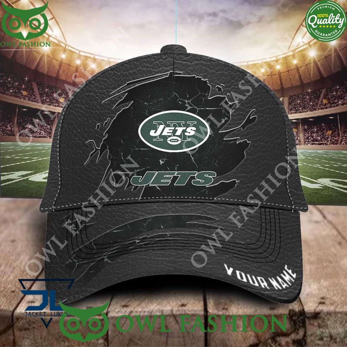NFL Customized New York Jets Football Team Limited Classic Cap