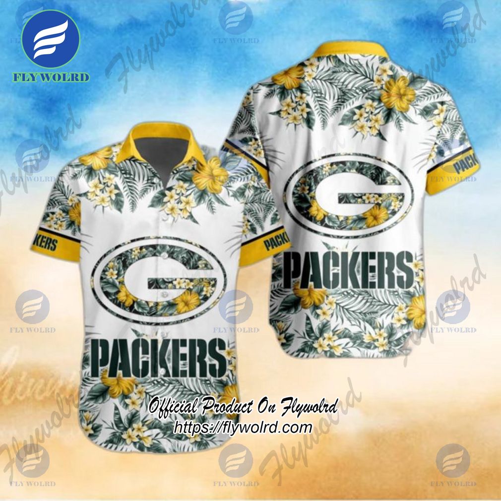 NFL Green Bay Packers Special Floral Tropical Team Spirit Hawaiian Shirt