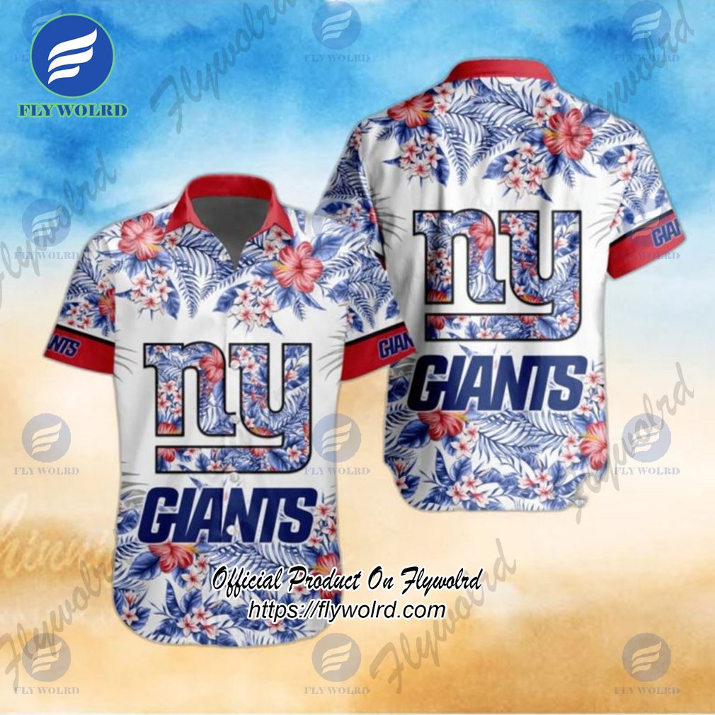 NFL New York Giants Special Floral Tropical Team Spirit Hawaiian Shirt