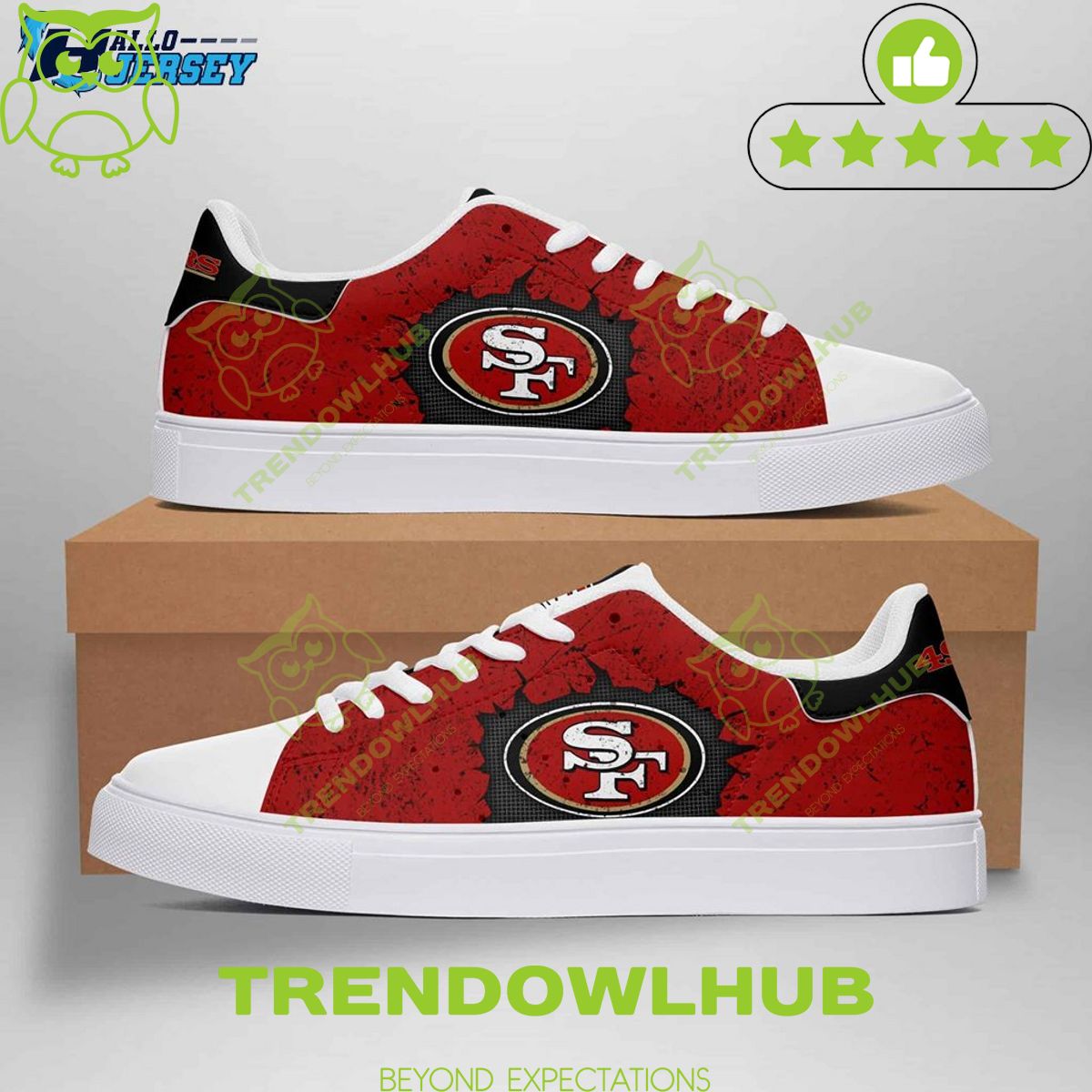 NFL Personalized San Francisco 49ers Stan Smith Sneakers