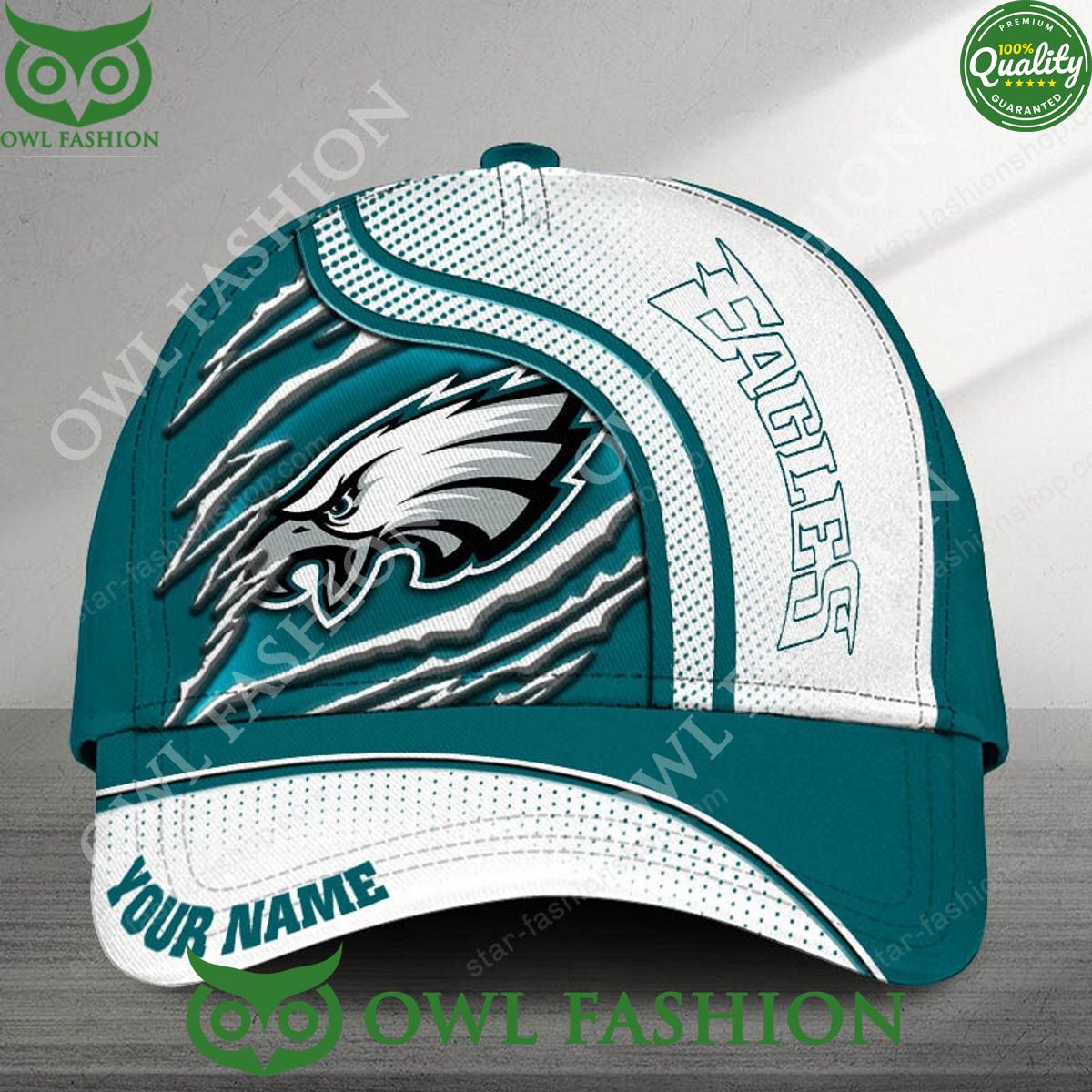 NFL Philadelphia Eagles Custom Name Printed Cap