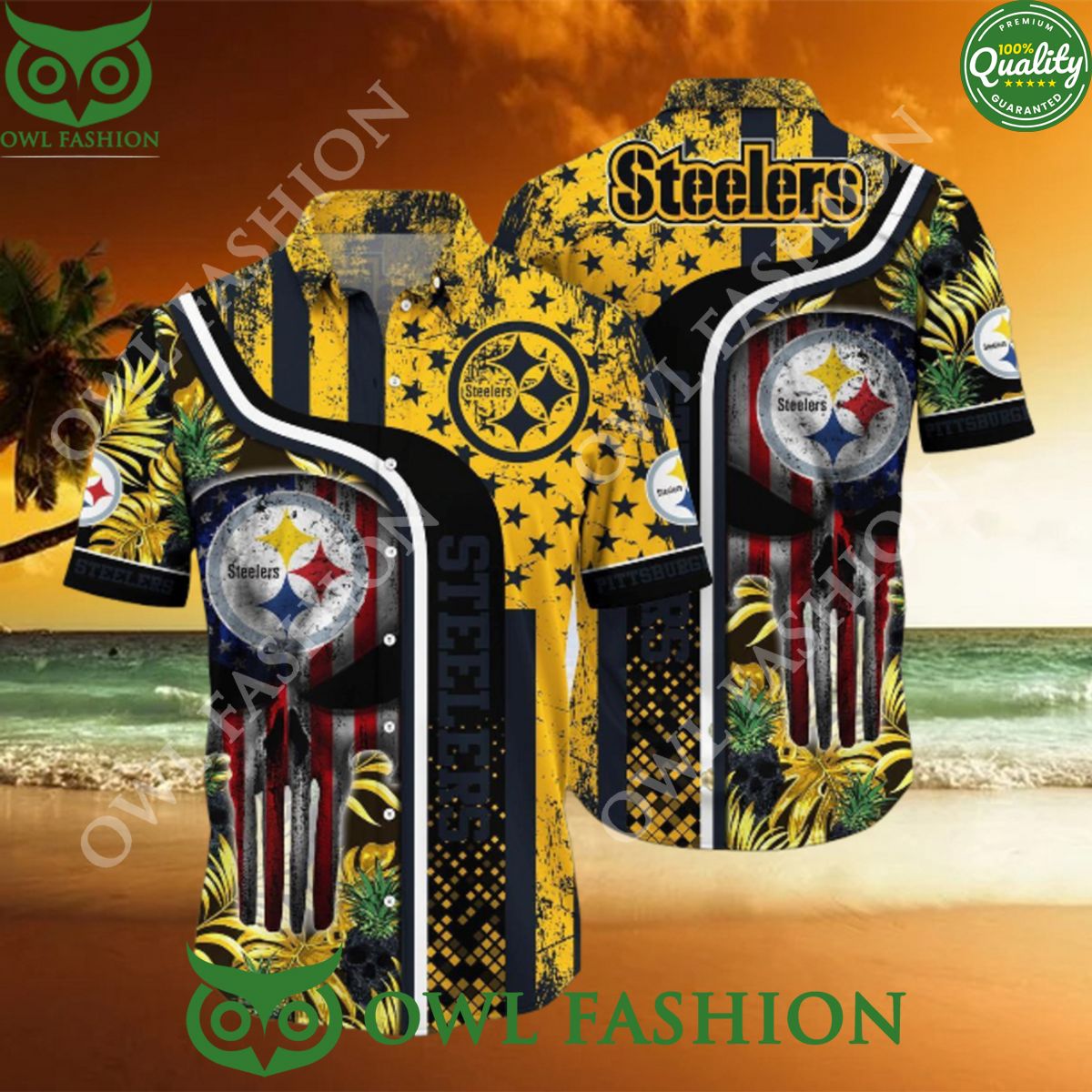 NFL Steelers Trending Summer Aloha Hawaiian Shirt 2024