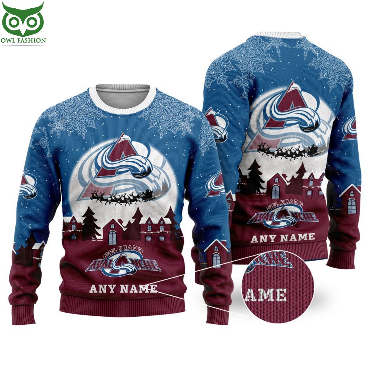NHL Colorado Avalanche Special Custom Christmas Ugly Sweater