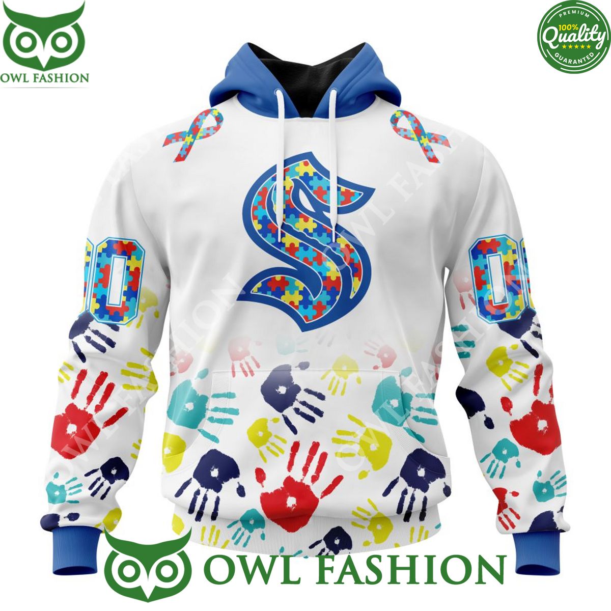 NHL Seattle Kraken Special Autism Awareness Design Personalized hoodie shirt