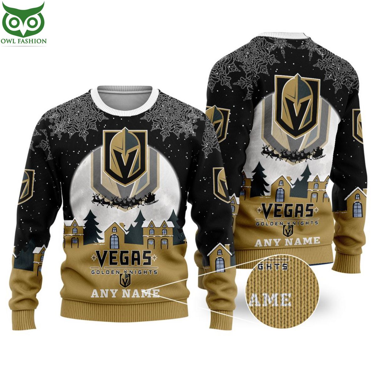 NHL Vegas Golden Knights Special Custom Christmas Ugly Sweater