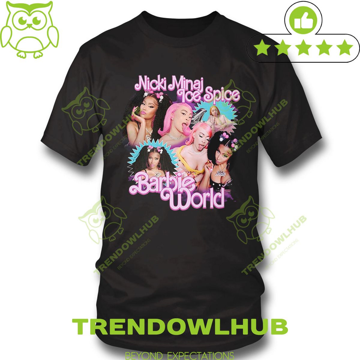 Nicki Minaj X Ice Spice Barbie World T shirt