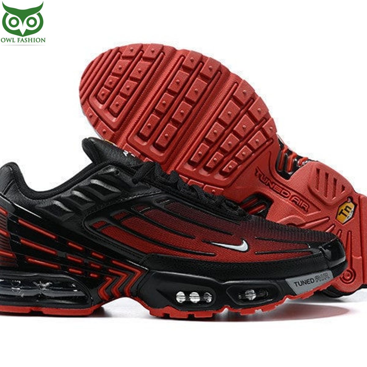 Nike Air Max Plus 3 GS Red Black Shoes Sneakers