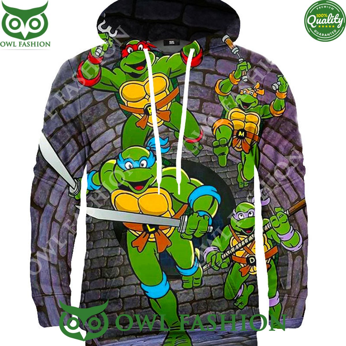 Ninja Turtles Mirage Run Limited 2024 3D Hoodie