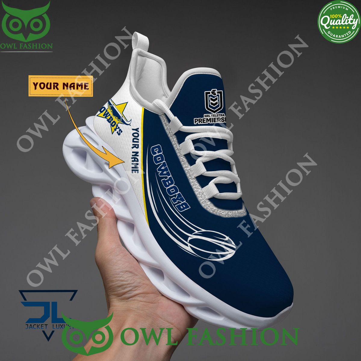 North Queensland Cowboys NRL Rugby Personalized Limited Max Soul