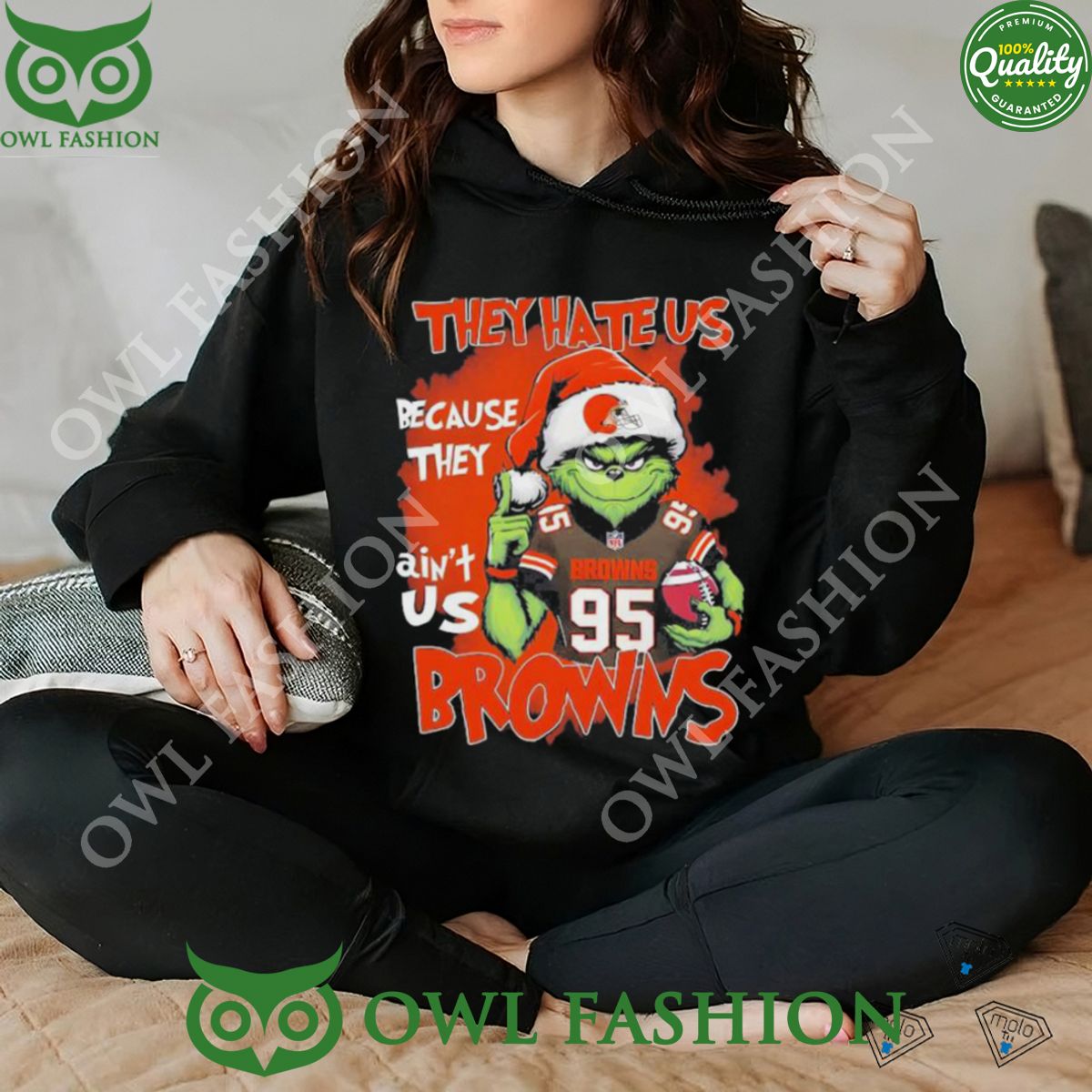 Official Grinch They Hate Us Because They Ain’t Us Browns T Shirts