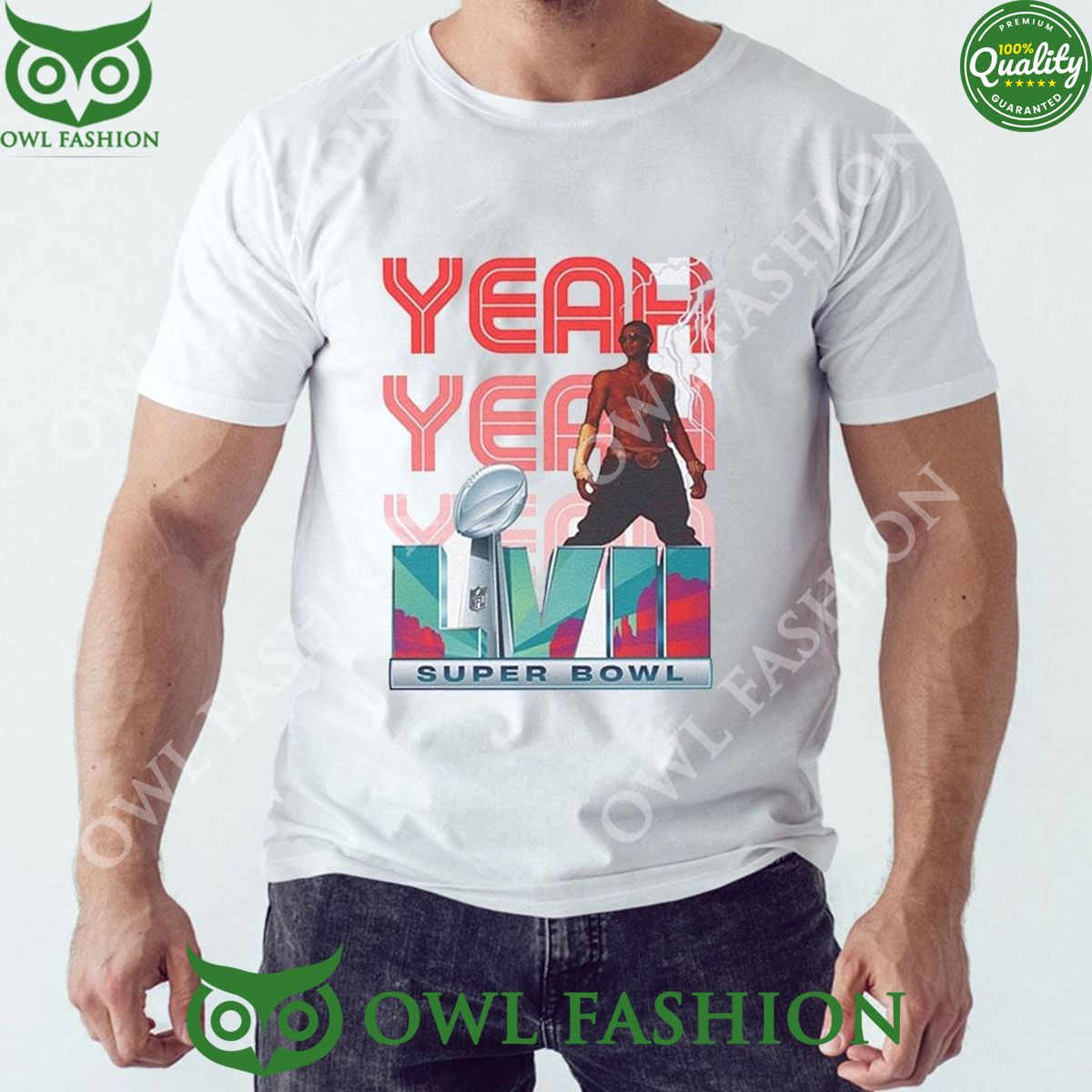 Official Super Bowl Halftime Show 2024 Usher Yeah Yeah Yeah T-shirt