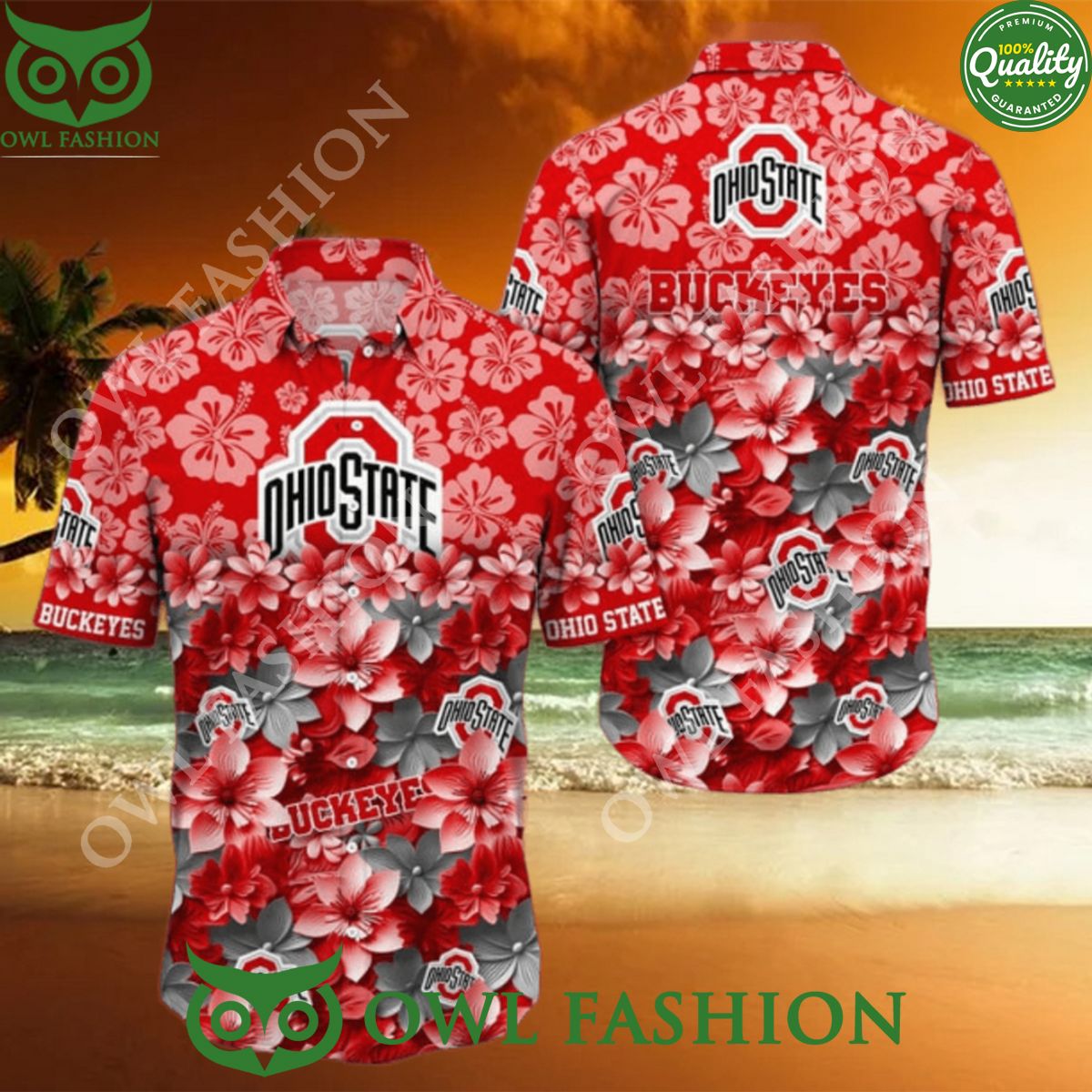 Ohio State Buckeyes NCAA Hawaiian Shirt Trending Summer