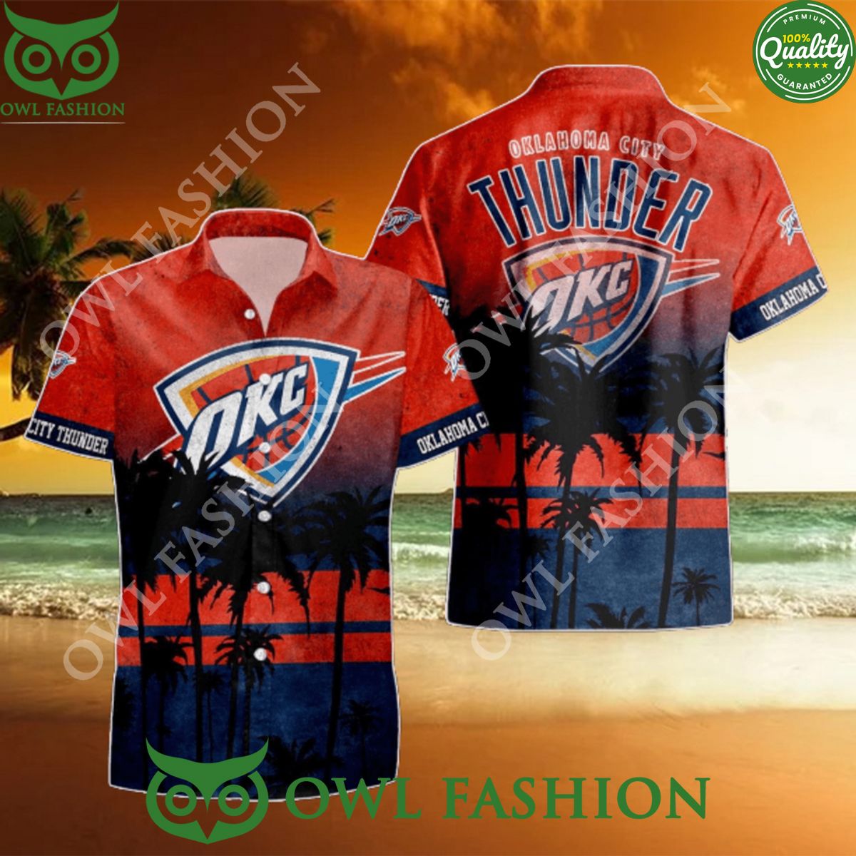 Oklahoma City Thunder NBA City Hot Trending Hawaiian Shirt 2024
