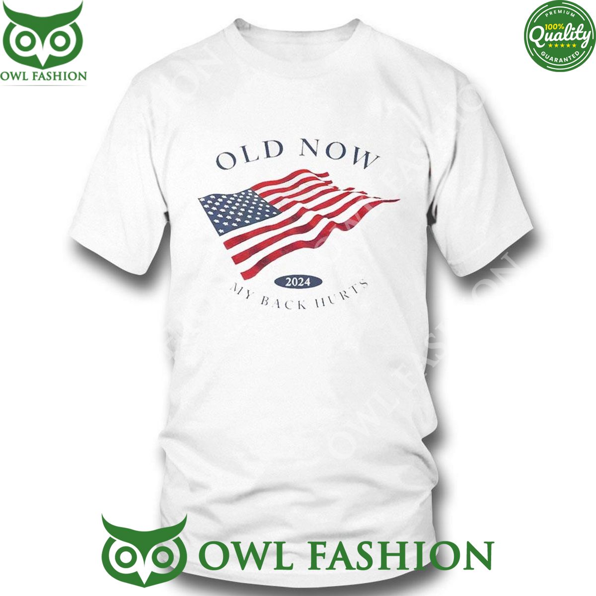 Old Now 2024 My Back Hurts t Shirt