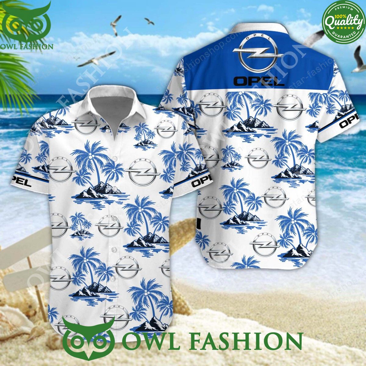 Opel German automobile manufacturer Limited Hawaiian Shirt Shorts