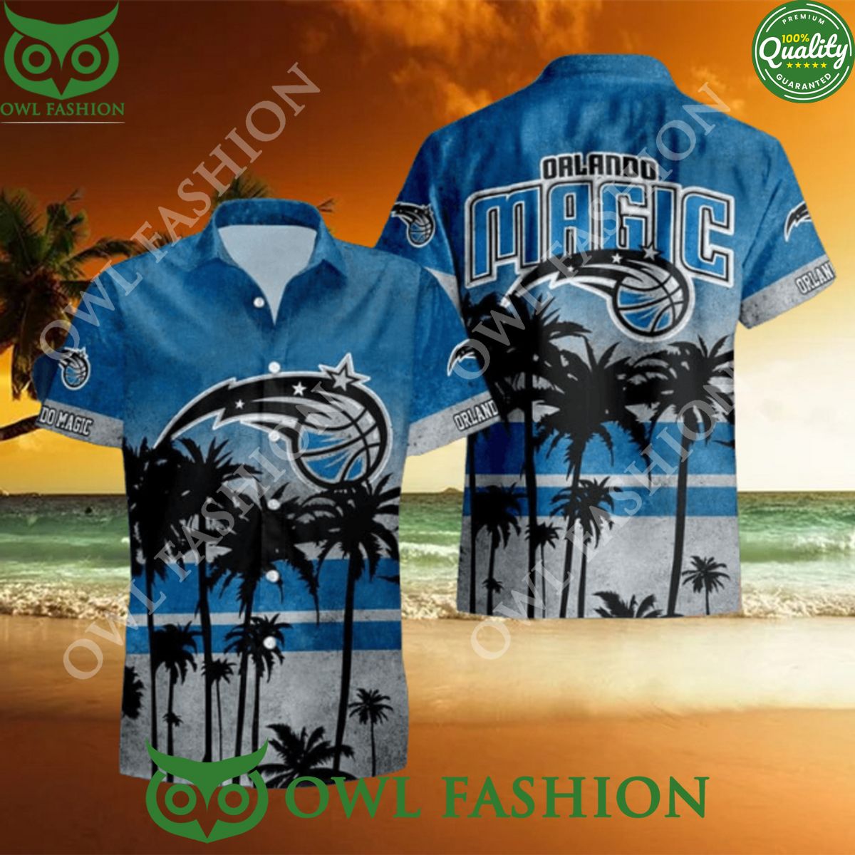 Orlando Magic NBA Summer Floral Hawaiian Shirt