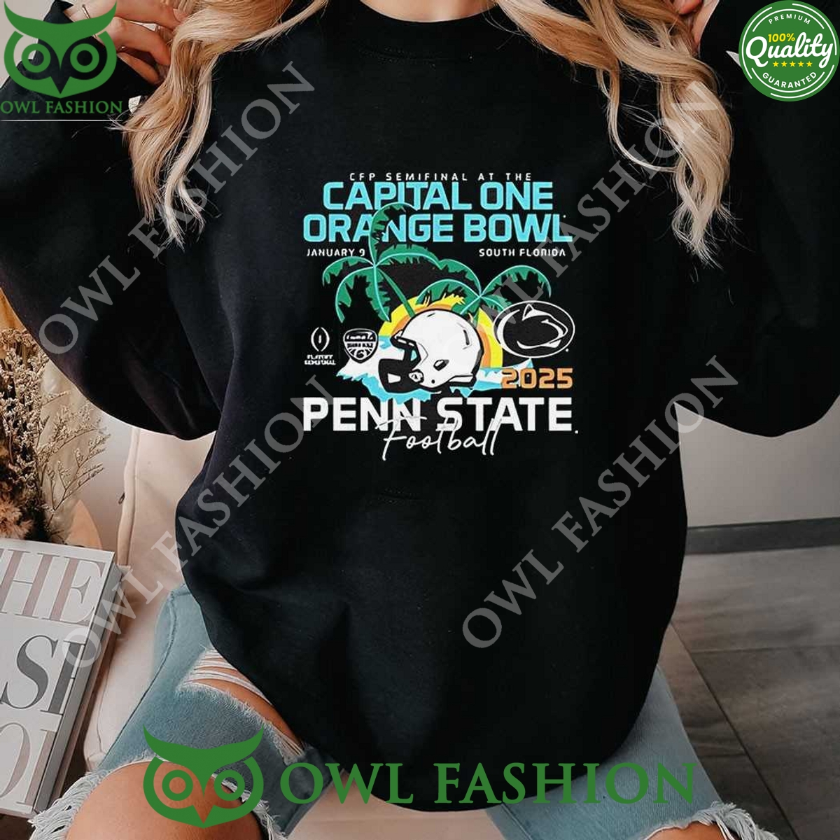 Penn State Nittany Lions Football 2025 Capital One Orange Bowl Bound t Shirt