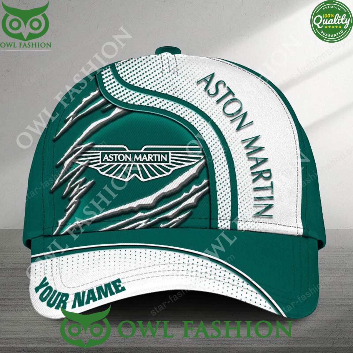Personalized Aston Martin Claw Scratches Classic Cap