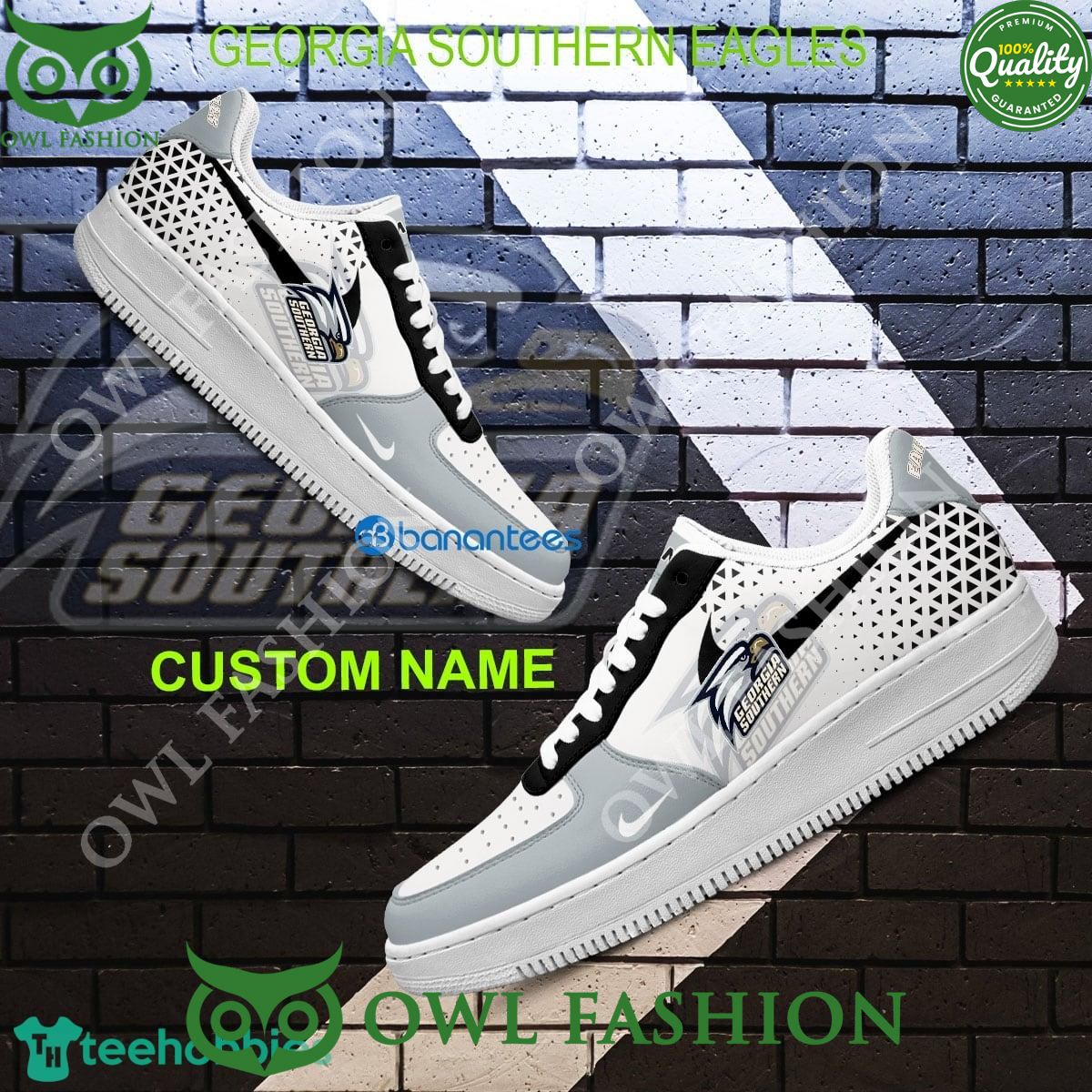 Personalized Georgia Southern Eagles NCAA Air Force 1 Shoes AOP AF1 Sneaker