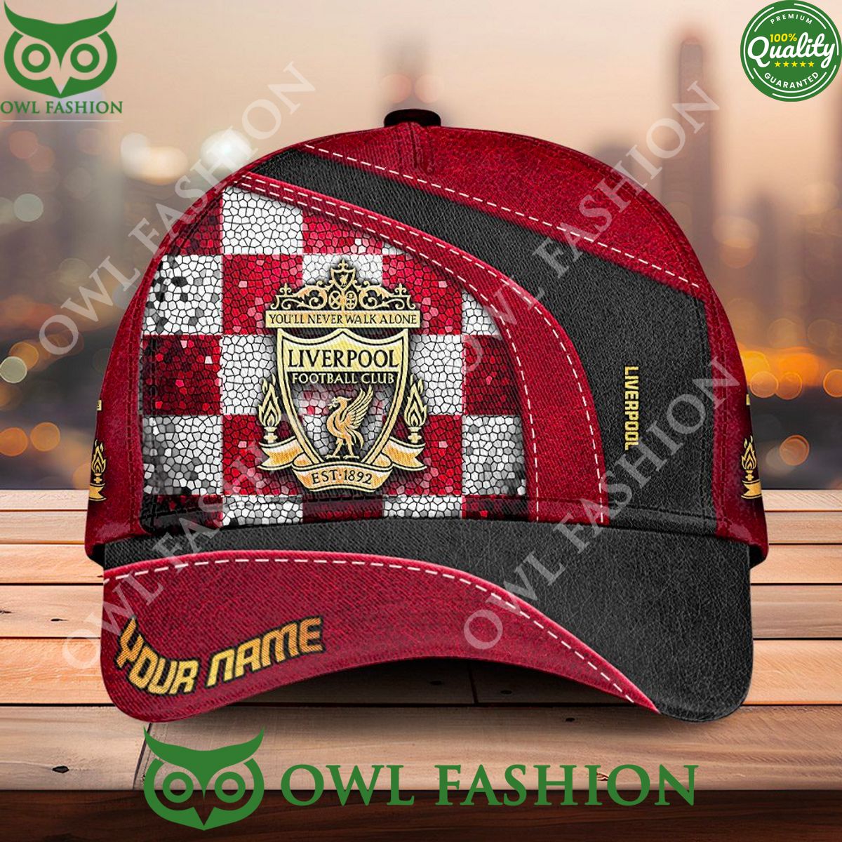 Personalized Liverpool EPL Blink Wall Classic Cap