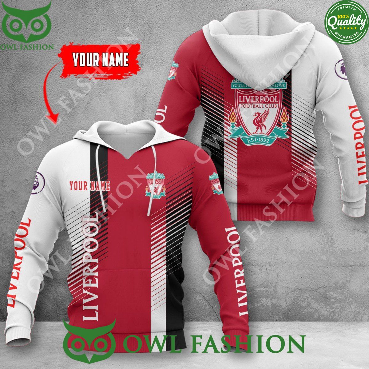 Personalized Liverpool F.C Christmas For Fans Ugly Sweater Jumper