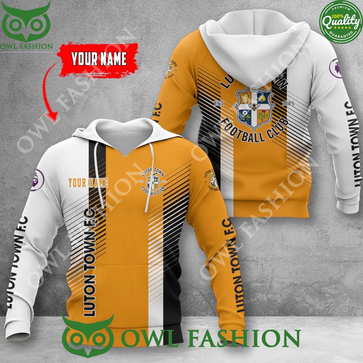 Personalized Luton Town F.C Christmas For Fans Ugly Sweater Jumper