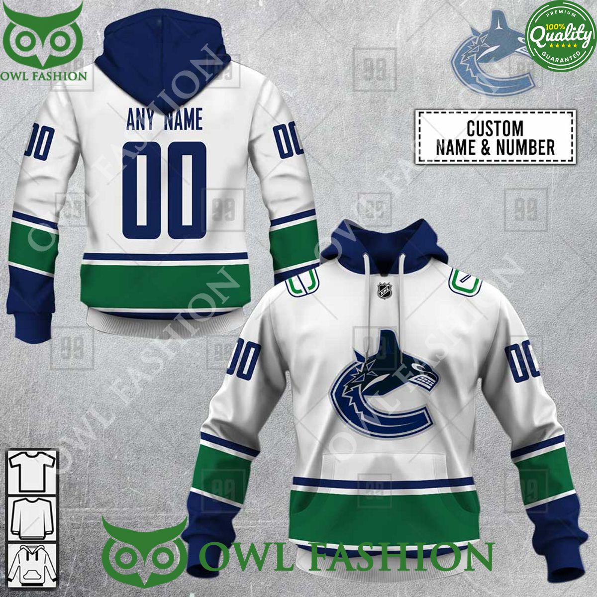 Personalized Miller NHL Vancouver Canucks Jersey Hoodie shirt