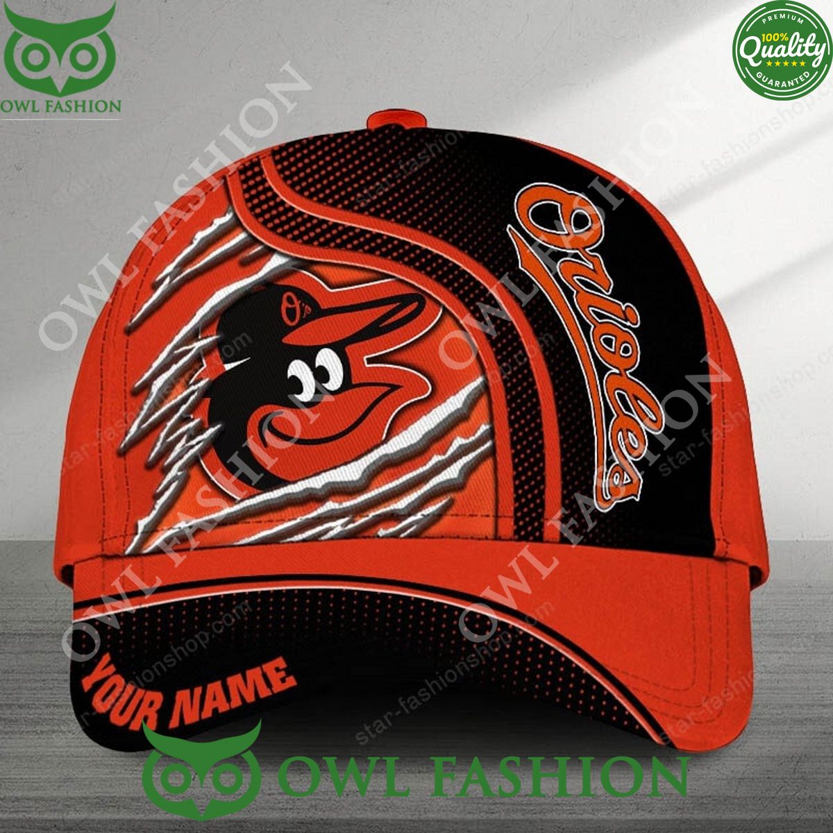 Personalized MLB Baltimore Orioles Classic Cap