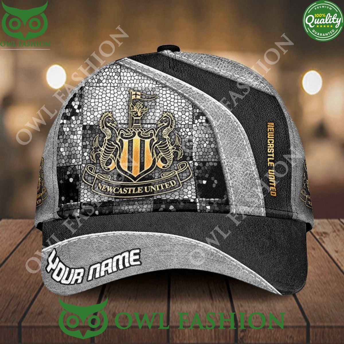 Personalized Newcastle United EPL Blink Wall Classic Cap