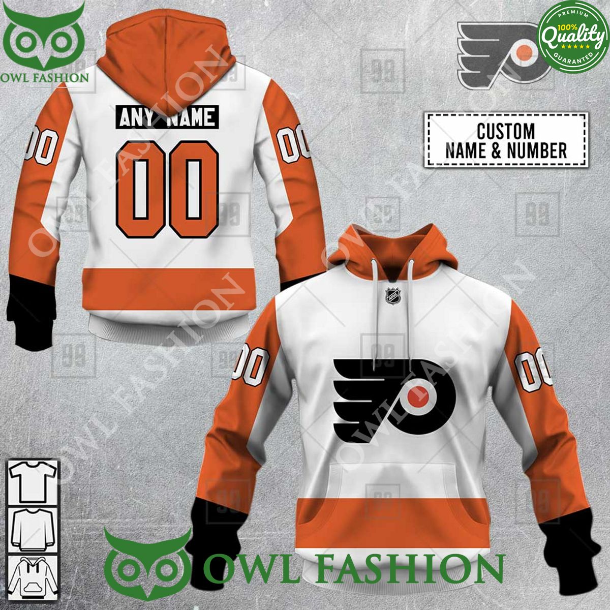 Personalized NHL Philadelphia Flyers Jersey Hoodie shirt