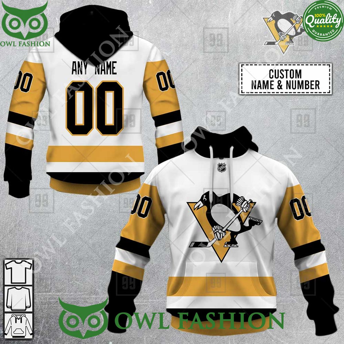Personalized NHL Pittsburgh Penguins Jersey Hoodie shirt