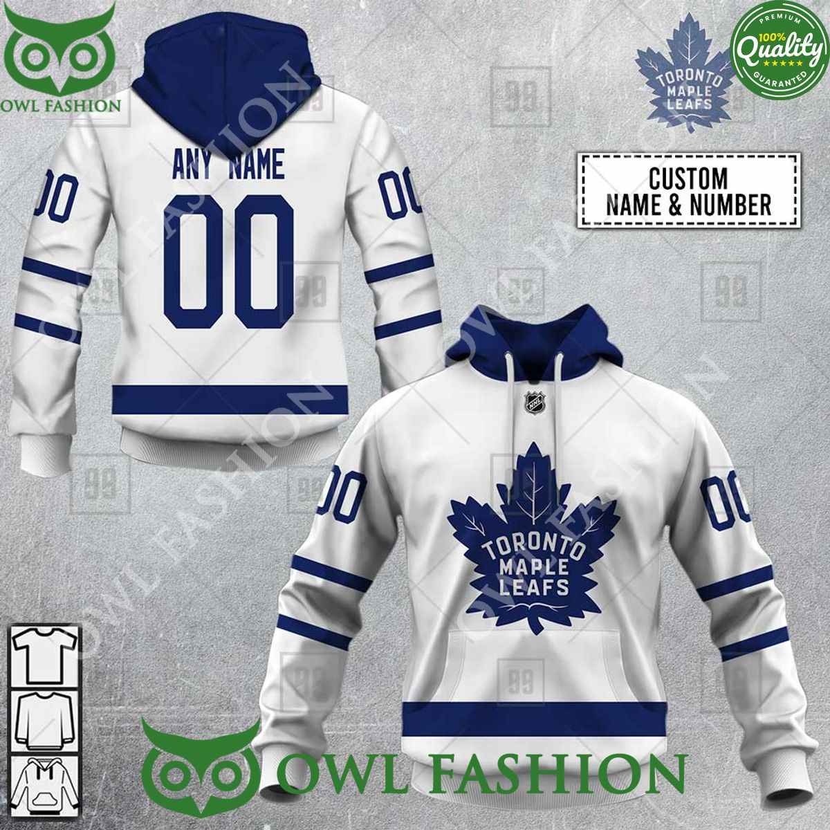 Personalized NHL Toronto Maple Leafs Jersey Hoodie shirt