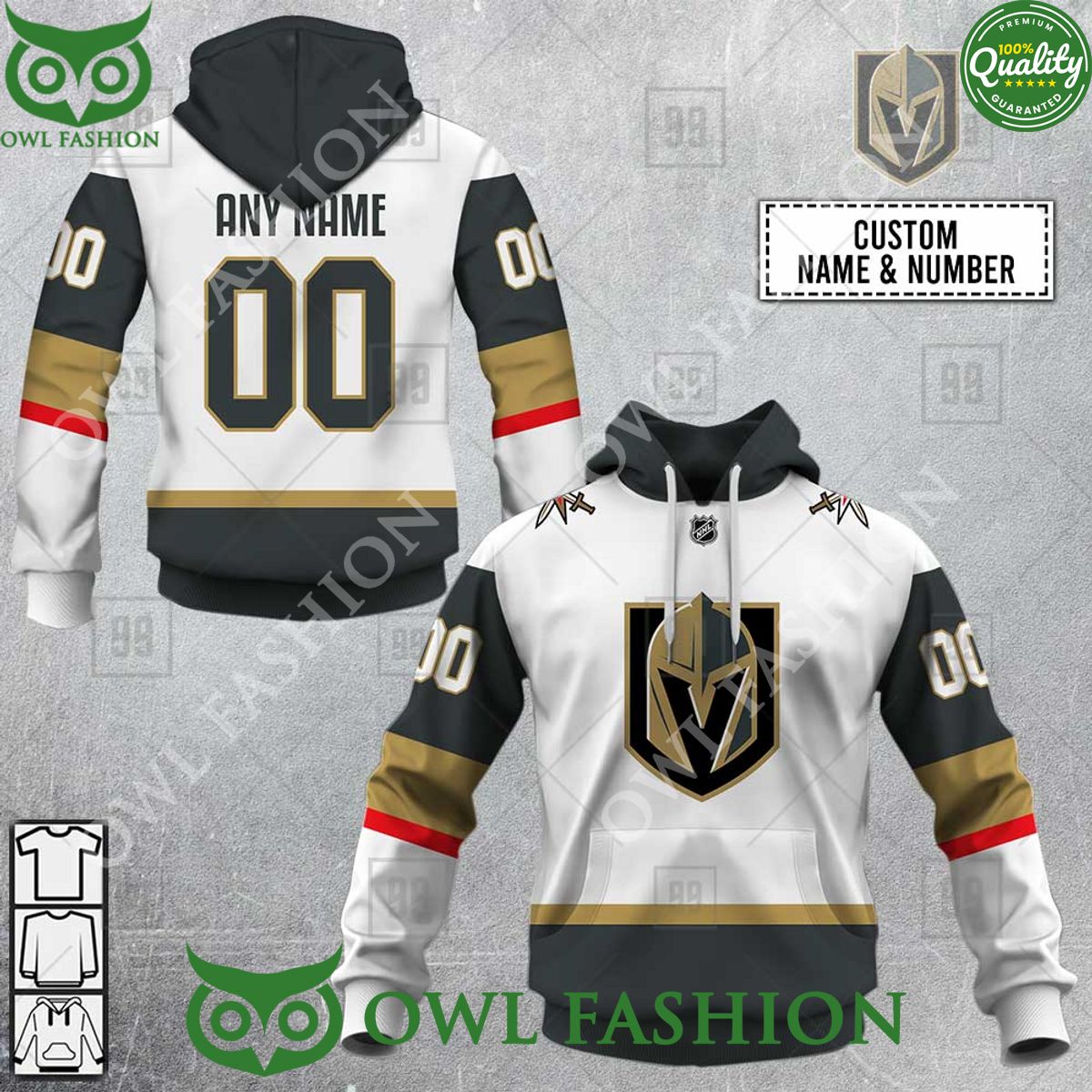 Personalized NHL Vegas Golden Knights Jersey Hoodie shirt