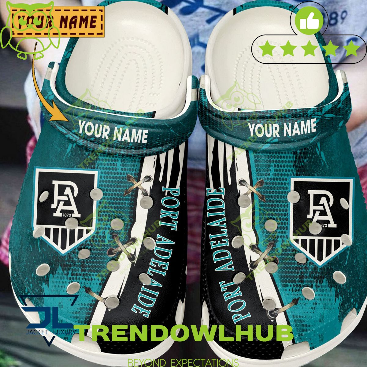 Personalized Team Port Adelaide Football Club Crocs