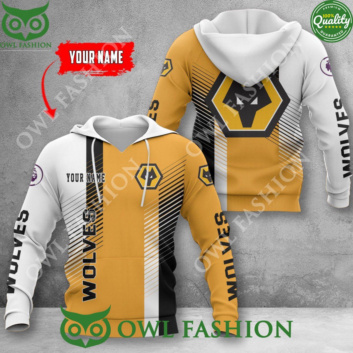 Personalized Wolverhampton Wanderers F.C Christmas For Fans Ugly Sweater Jumper