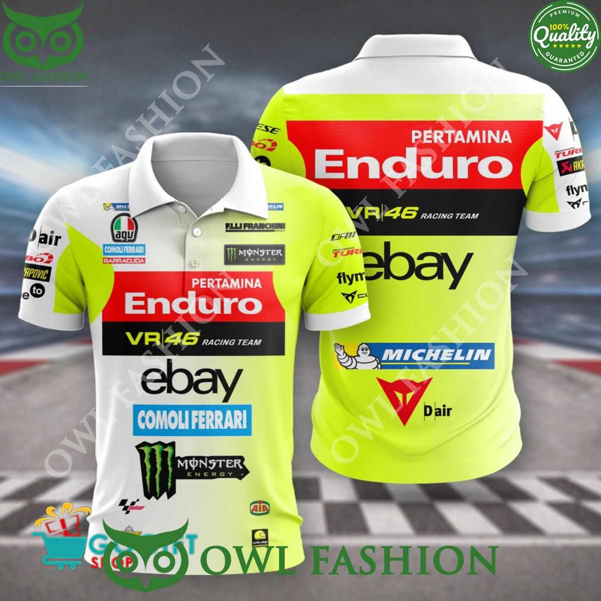 Pertamina Enduro VR46 Racing Team 2024 polo shirt collection