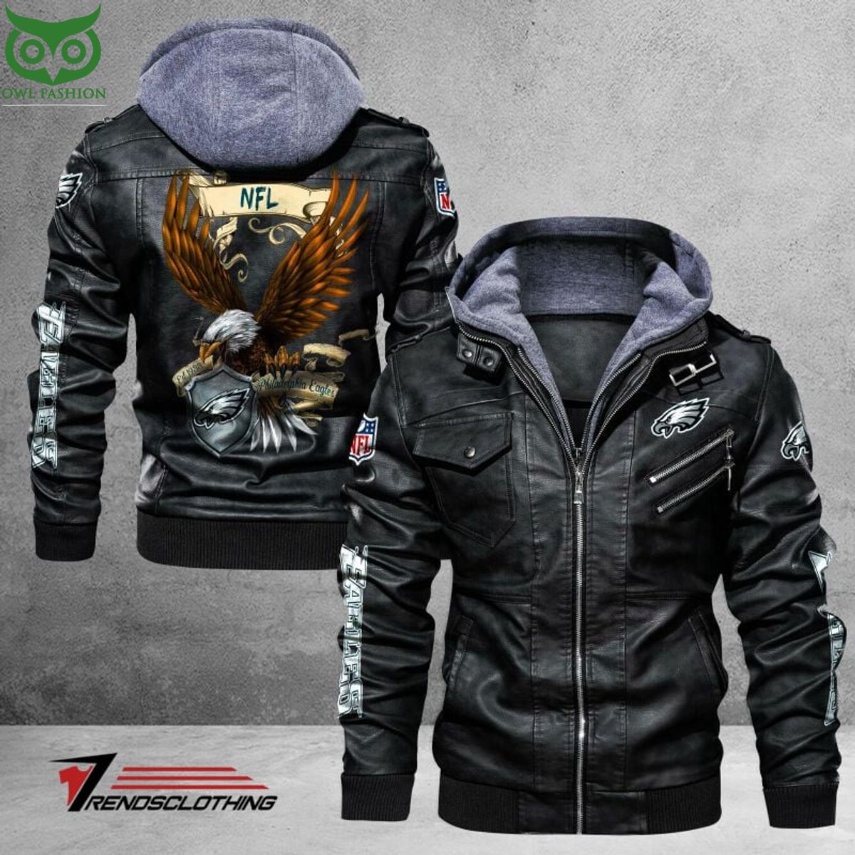 Philadelphia Eagles Trending 2D Leather Jacket