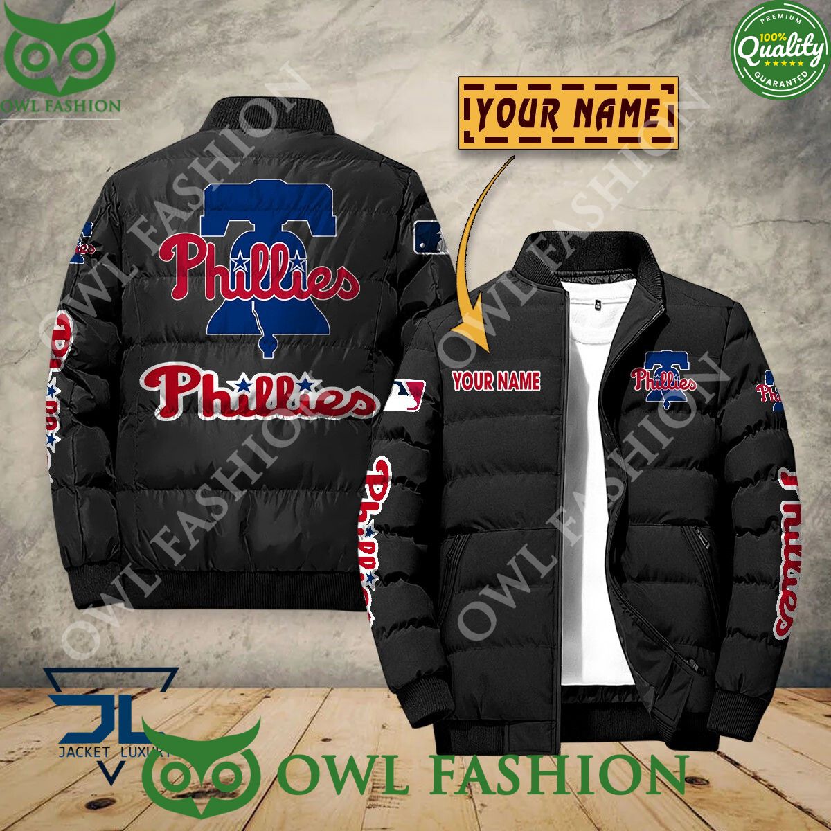 Philadelphia Phillies Custom Name MLB Baseball Jacket Sport