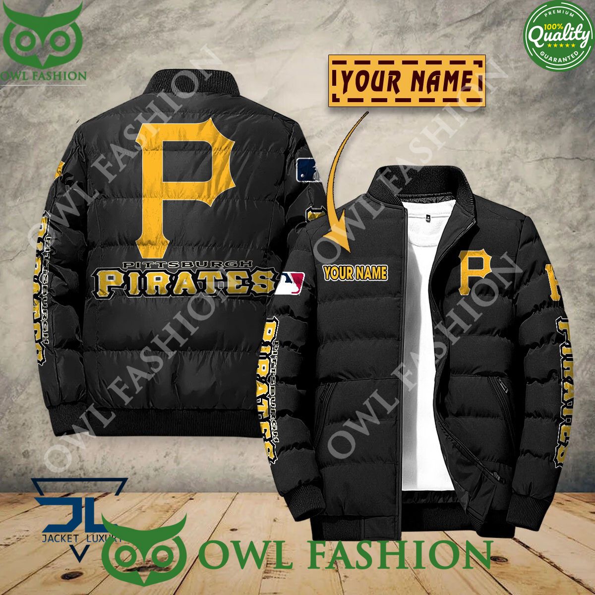 Pittsburgh Pirates Custom Name MLB Baseball Jacket Sport
