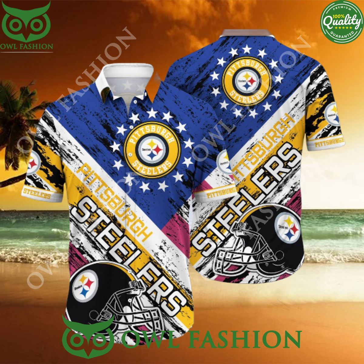Pittsburgh Steelers NFL Championship Limited Aloha Hawaiian Shirt
